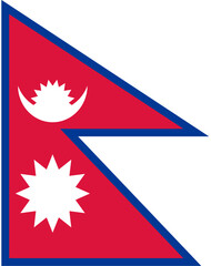 Fototapeta premium flag of nepal