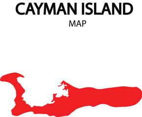 cayman island red colour map trasparatent