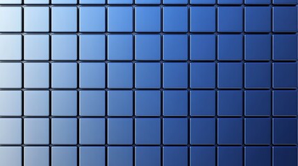 Abstract blue square grid background.