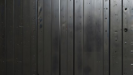 Fototapeta premium Sliver smooth steel wall panels with patterns texture and background seamless Generative AI
