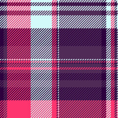 Knot tartan plaid background, cultural pattern vector texture. Teenage seamless check textile fabric in purple and dark colors.