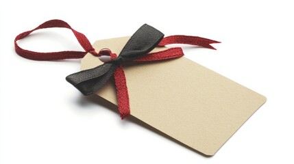 gift tag with isolated on white background