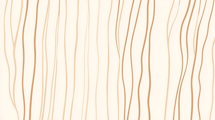 Beige wavy lines on white.