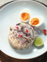 KAO KLUK PLA TOO, Thai rice mixed with mackerel