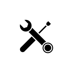 crossed screwdriver icon 
