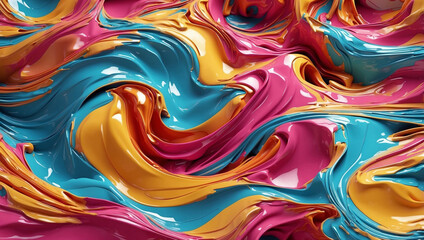 A Captivating Melting and Swirling Graphics Backdrop for Creative Projects