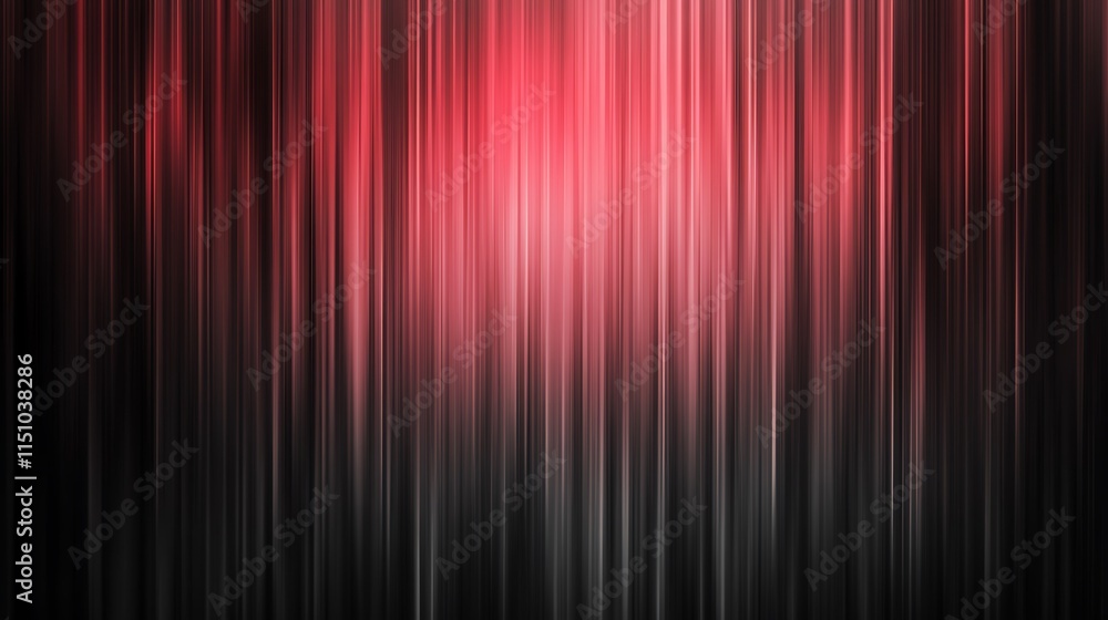 Poster red and black gradient blur lines.
