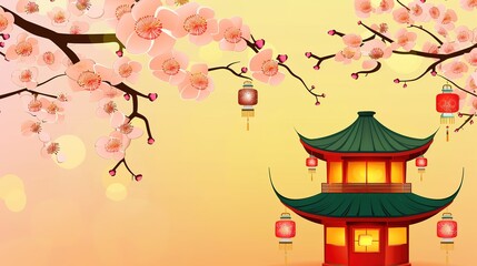 Temple illustrations Art prints chinese temple fant