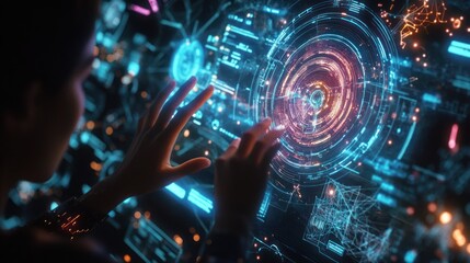 Navigating the Digital Frontier: A Futuristic Interface