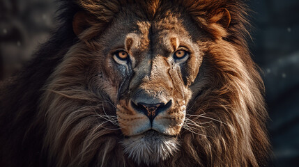 Majestic Lion Portrait