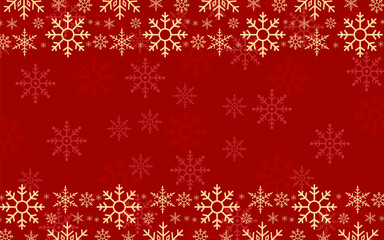 Red Merry Christmas Background. Vector Illustration.