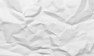 Obraz premium texture of blank crumpled white paper background . paper clean wrinkled texture background