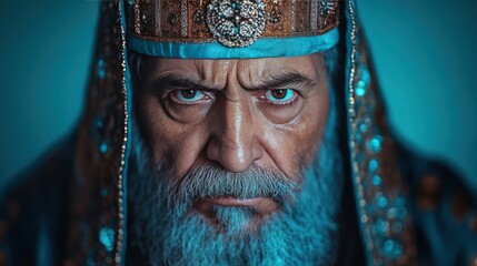 Fototapeta premium Biblical Elder in Antique City Portrait