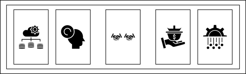 illustration of a silhouette of a leaf