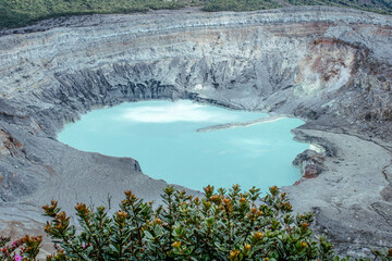 Poás Volcano, It is located in the province of Alajuela, Costa Rica, is a 2,697 meter (8,848 ft)...