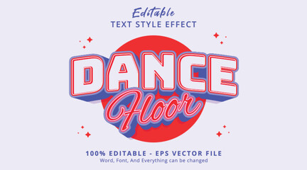 Dance Floor Editable Text Effect