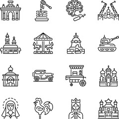 Collection of Linear Style Russian Artwork Icons

Collection of Linear Style Russian Artwork Icons


