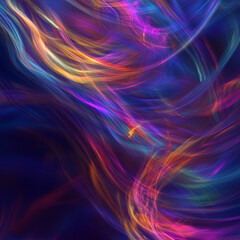 Obraz premium Abstract Colorful Swirls Energy Light Flow Design Background