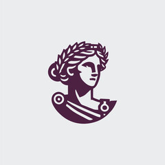 Roman goddess logo