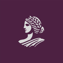 Roman goddess logo