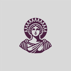 Roman goddess logo