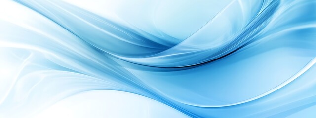 Obraz premium Abstract blue wave background.