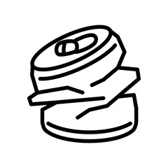 空き缶,ゴミを表すアイコン