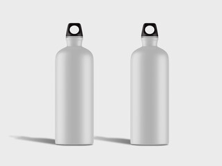 3d Steel Water Bottle Mockup, Water bottle mockup
