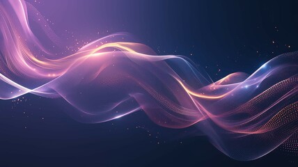 Obraz premium 抽象的な波の背景画像