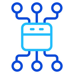 Network Duoline Icon