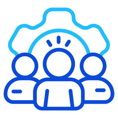 Teamwork Duoline Icon