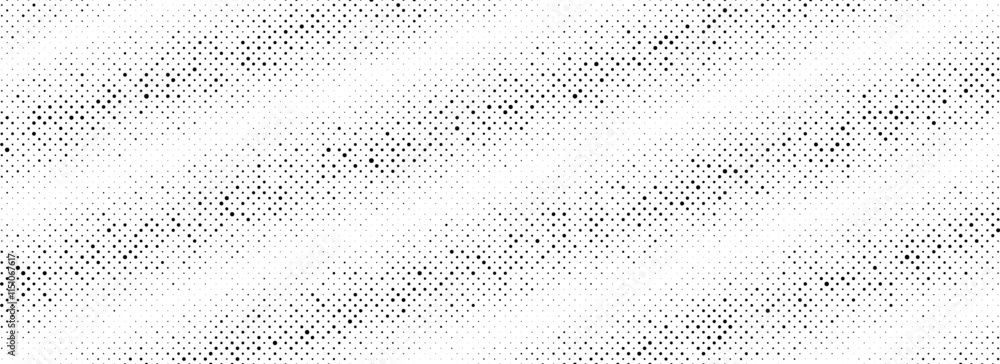 Poster black rippled grit halftone texture. grunge dotted striped noise background. vanishing sandy grain g