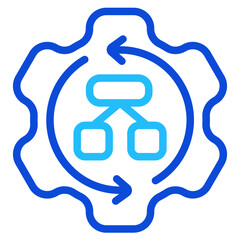 Workflow Duoline Icon