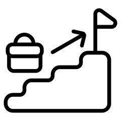 Career development Line Icon