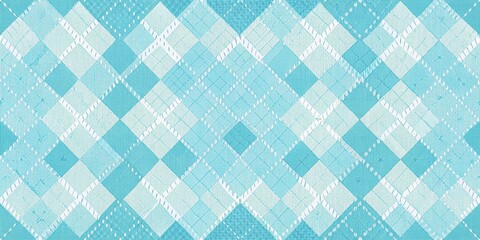 Argyle Pattern Baby Boy Party Invite Background - Light Blue & White Dots