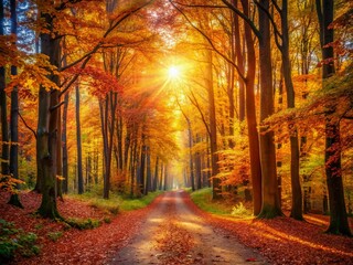 Autumn Forest Path - National Geographic Photography
