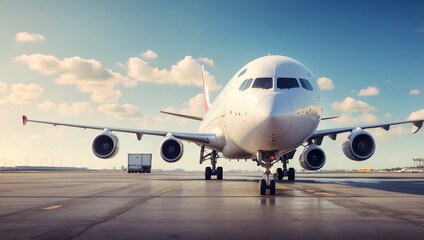 An Airplane Ready for Departure, Symbolizing Adventure and New Beginnings in Travel