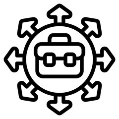 Opportunity Line Icon