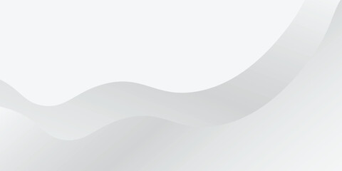 Abstract white and gray background with gradient color and artistic dynamic line simple
