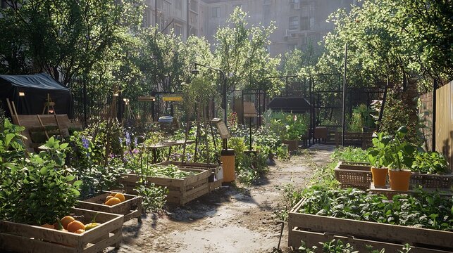 Community Gardening Initiative Turning Concrete into Green Spaces