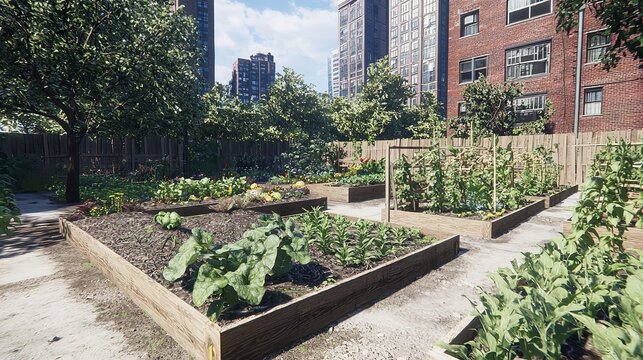 Community Gardening Initiative Turning Concrete into Green Spaces