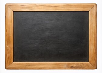 Black Chalkboard in Wooden Frame - Educational Resource