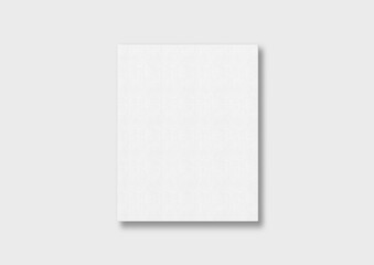 Blank vertical canvas mockups, canvas frame mockup