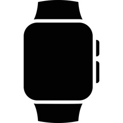 Simple vector icon smart watch
