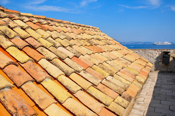 城壁から眺めるドゥブロブニクのとても美しい景色