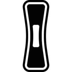 Simple vector icon menstrual pads