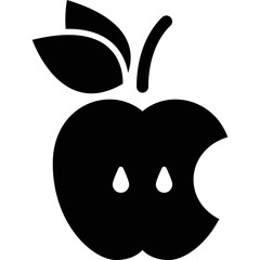 simple vector icon apple
