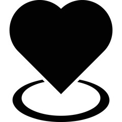 simple vector icon heart