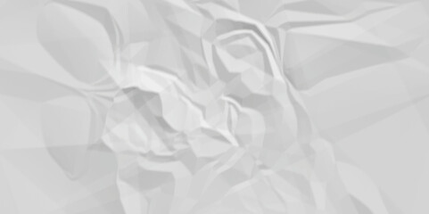 closeup isolated craft gray crease aged wrinkled ripped crumpled white paper parchment recycling rustic background.