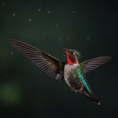 Obraz premium How do hummingbirds regulate their body temperature during the night?